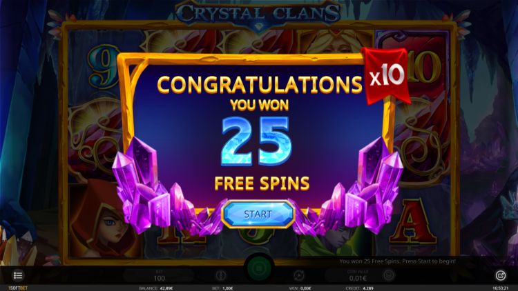 Crystal Clans online slot Free Spins