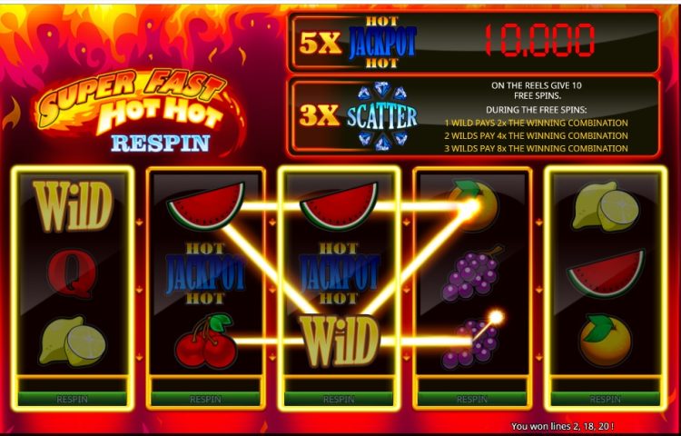 Super Fast Hot Hot Respin iSoftBet online slot