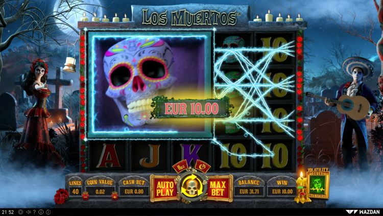Los Muertos gokkast review Wazdan