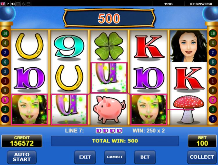 Lovely Lady Amatic slot win
