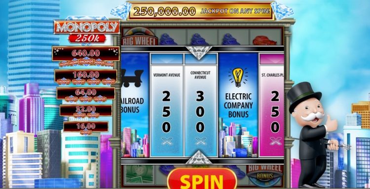 Monopoly 250k Bally slot