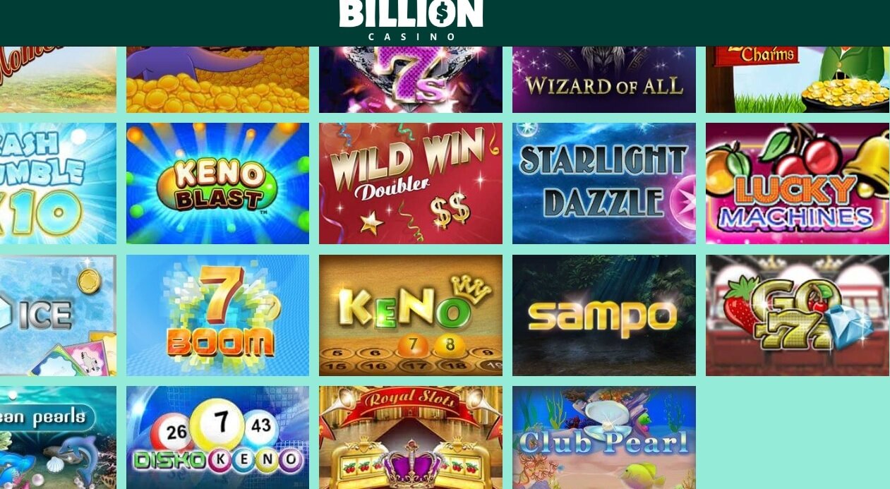 Billion Casino krasloten