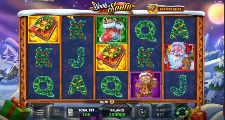 Book of Santa Stakelogic slot