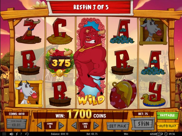 Play'n GO Crazy Cows slot bonus