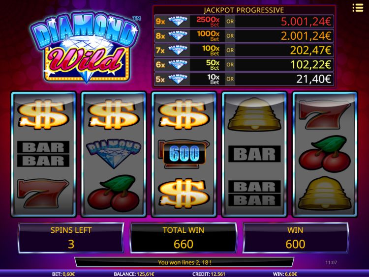 Diamond Wild online slot iSoftBet