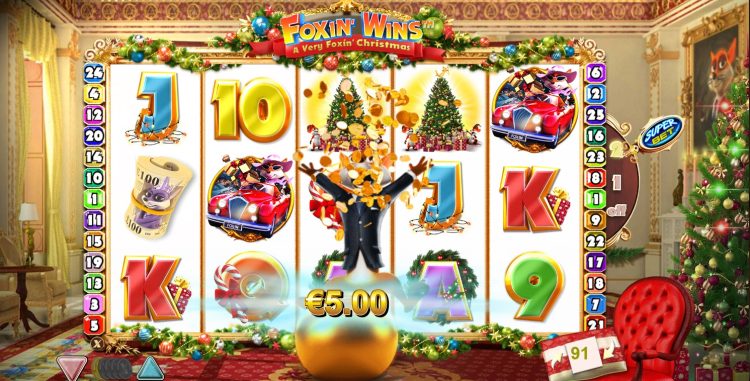 Foxin Wins Christmas Edition slot review