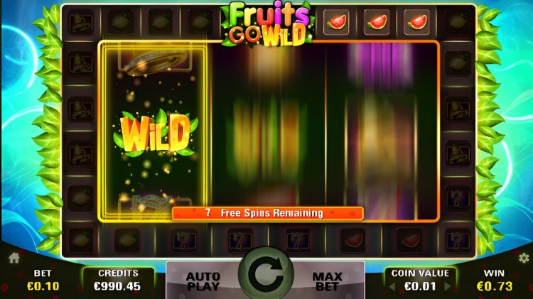 Fruits Go Wild Free Spins bonus