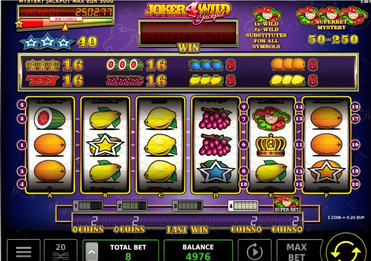 Joker4Wild fruitautomaat review