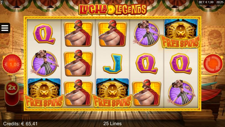 Lucha Legends slot Microgaming