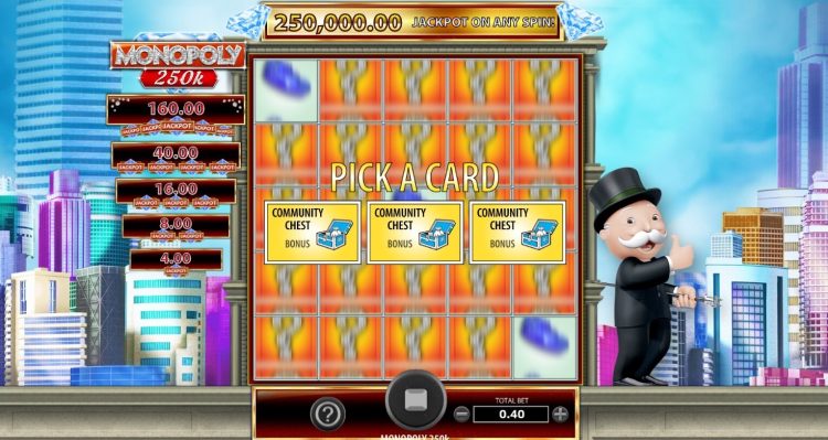 Monopoly 250k slot bonus
