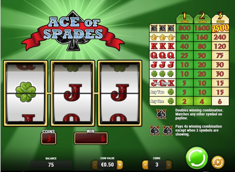 Ace of Spades online gokkast