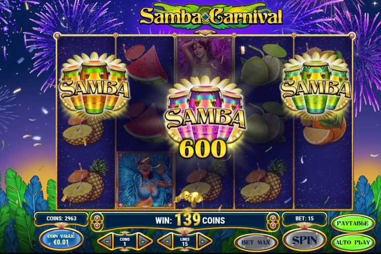Samba Carnival online slot bonus