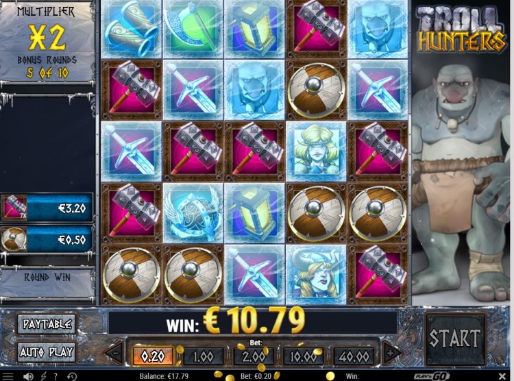 Trollhunters online slot bonus