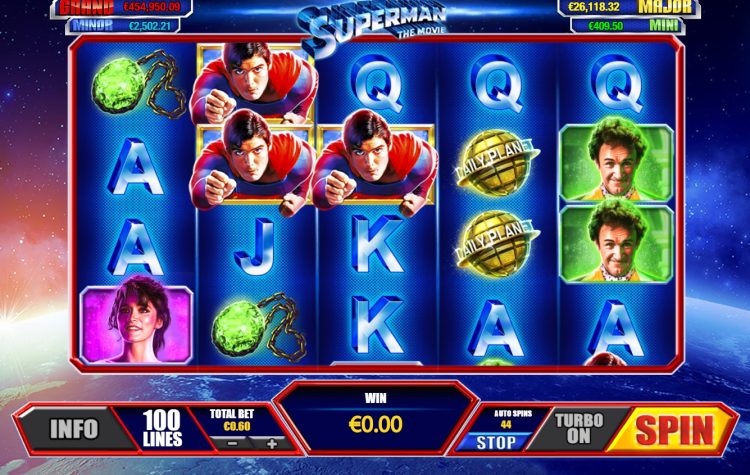 Playtech Superman The Movie slot review