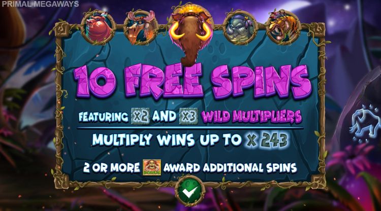 Primal Megaways online slot Free Spins