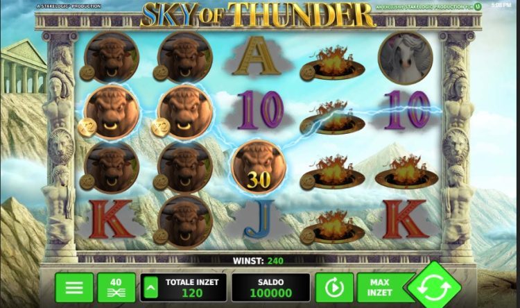 Sky of Thunder Unibet gokkast review