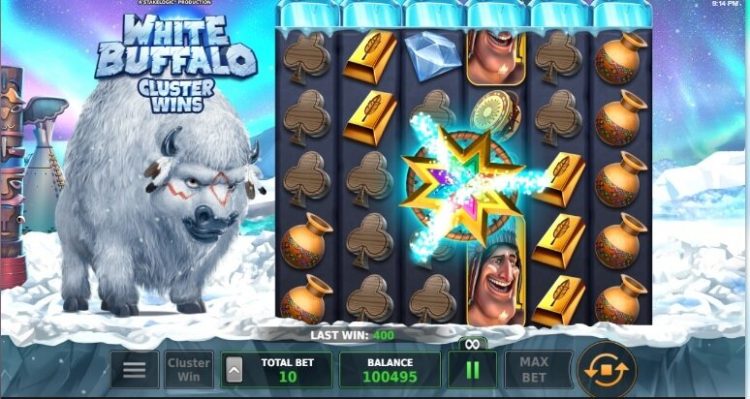 White Buffalo Cluster Wins gokkast review