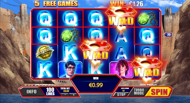 Superman The Movie gokkast Free Spins