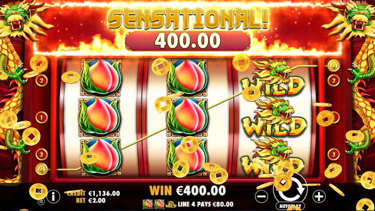 Triple Dragons online slot big win