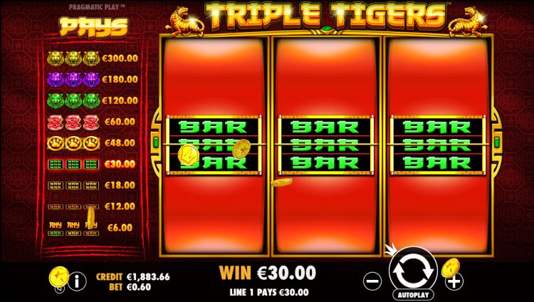 Triple Tigers gokkast