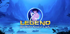 Slots - Yggdrasil - Legend of the White Snake Lady gokkast logo