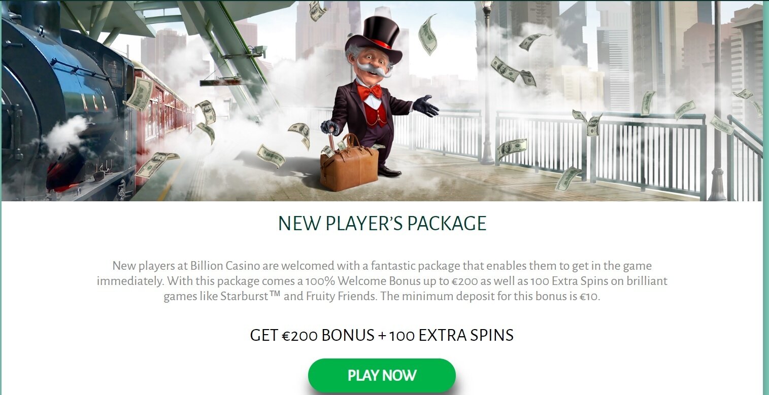 billion casino bonus