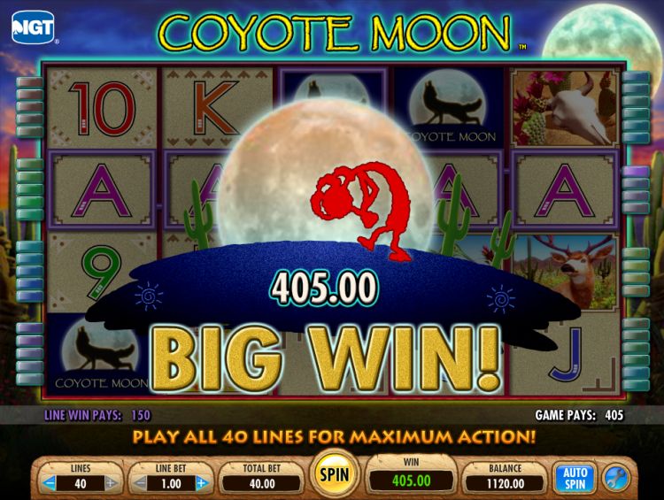 Coyote Moon online gokkast win