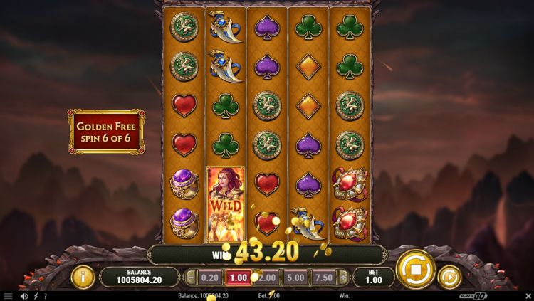 Dragon Maiden Golden Free Spins bonus