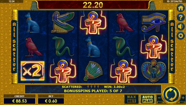 Enchanted Cleopatra online slot bonus