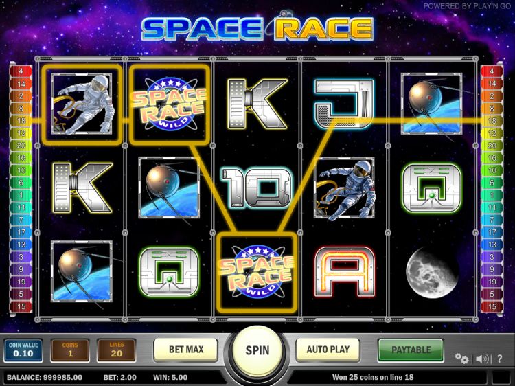 Space Race slot review Play'n GO
