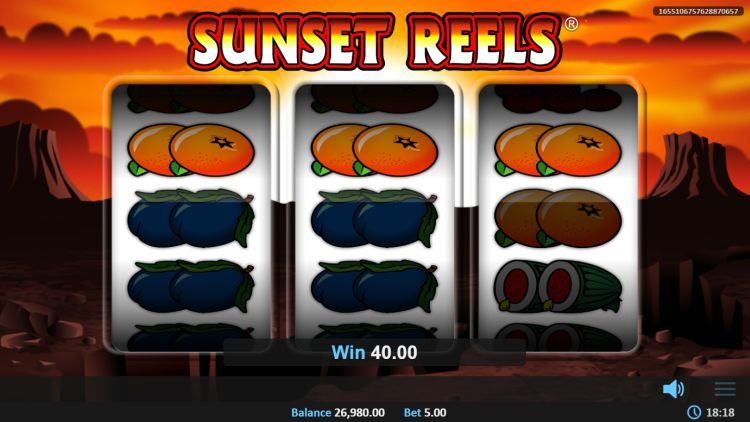 Sunset Reels slot Realistic Games