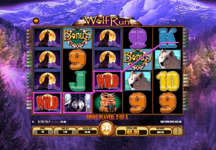 Wolf Run online slot Free Spins