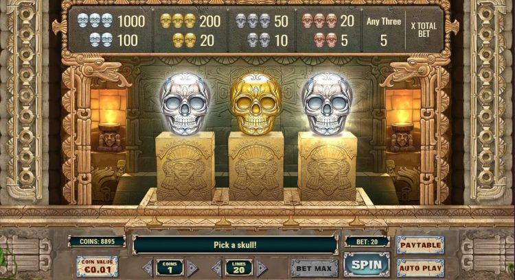 Aztec Warrior Princess gokkast bonus win