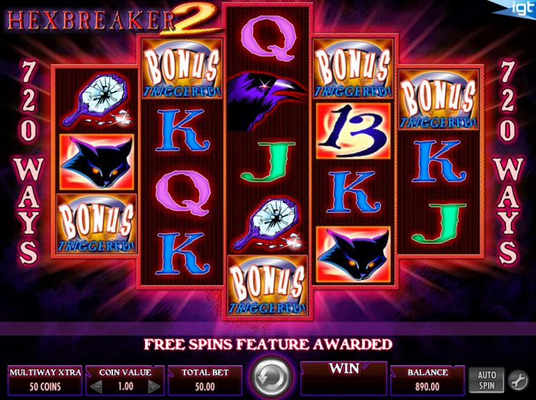 Hexbreaker 2 slot Free Spins bonus