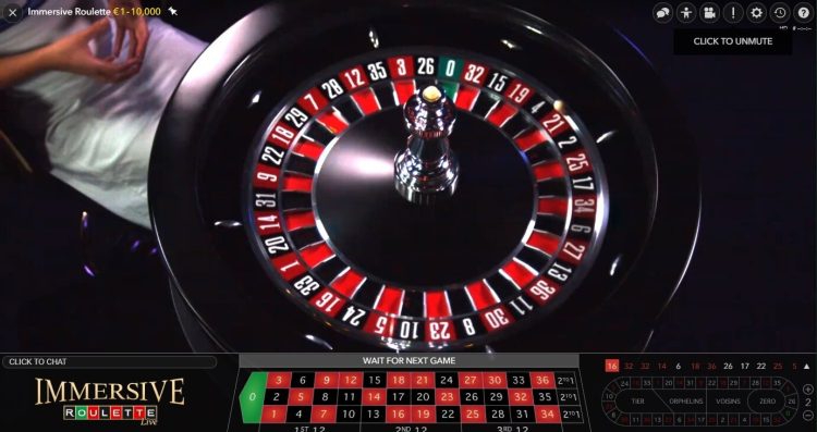Live Immersive Roulette Evolution