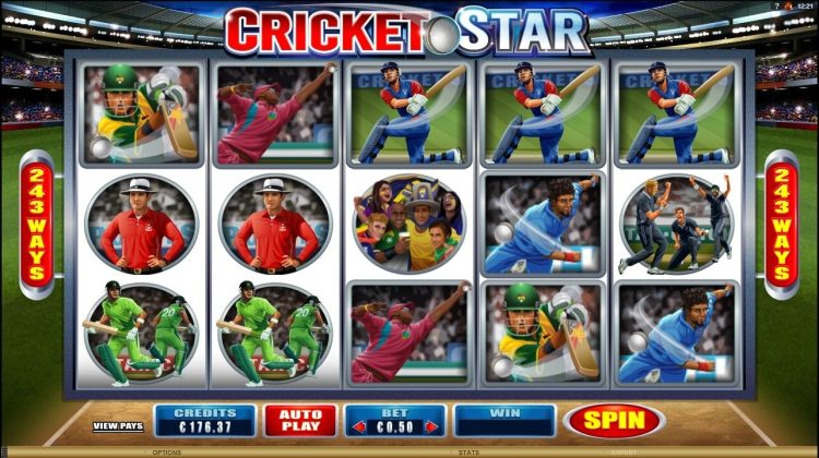 Microgaming Cricket Star online slot
