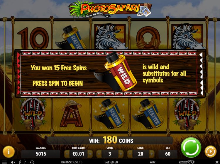 Photo Safari slot Free Spins bonus