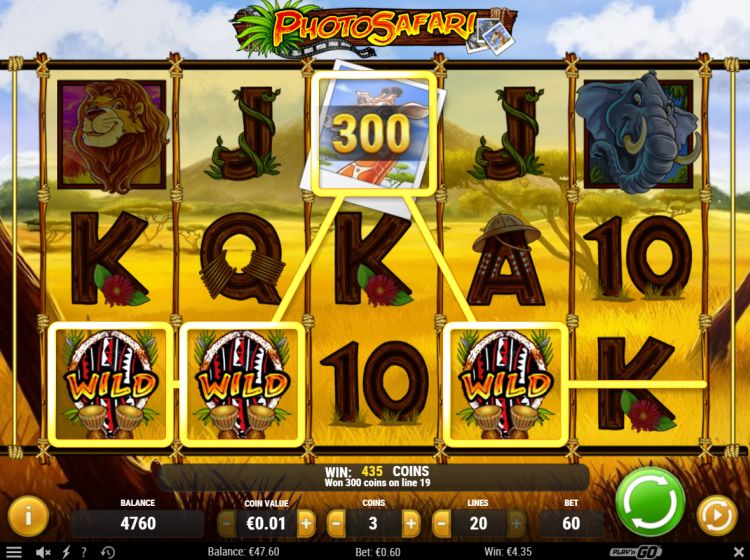 Photo Safari online slot Play'n GO