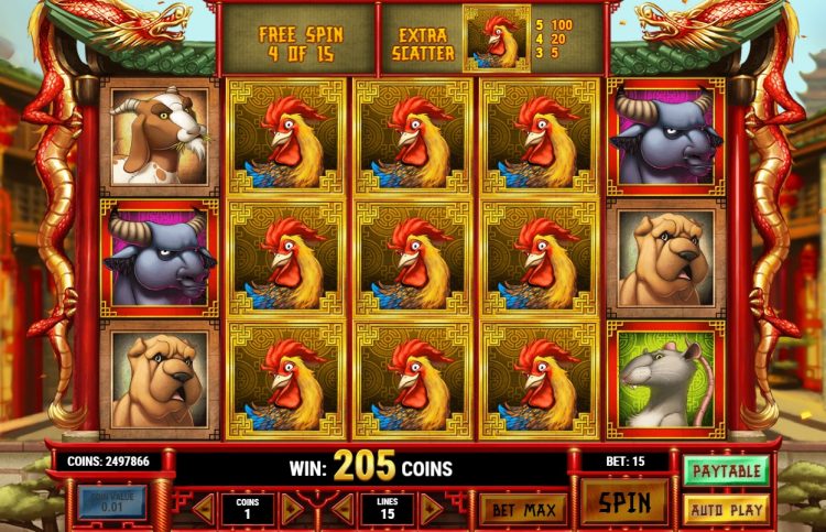Chinese New Year slot Free Spins