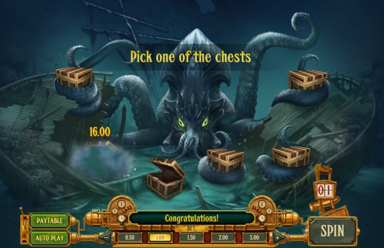 Eye of the Kraken Play n Go slot bonus