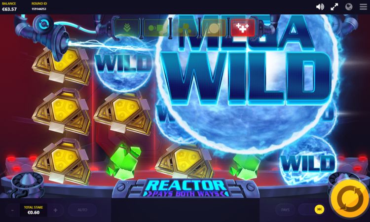 Reactor slot bonus win