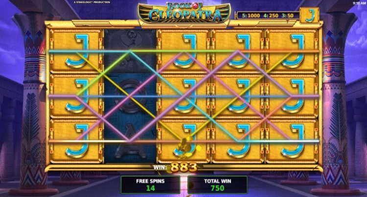 Book of Cleopatra online slot Free Spins