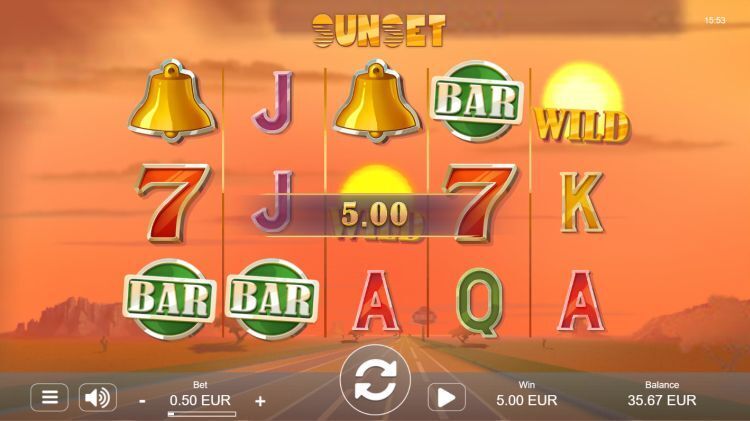Sunset slot review relax gaming