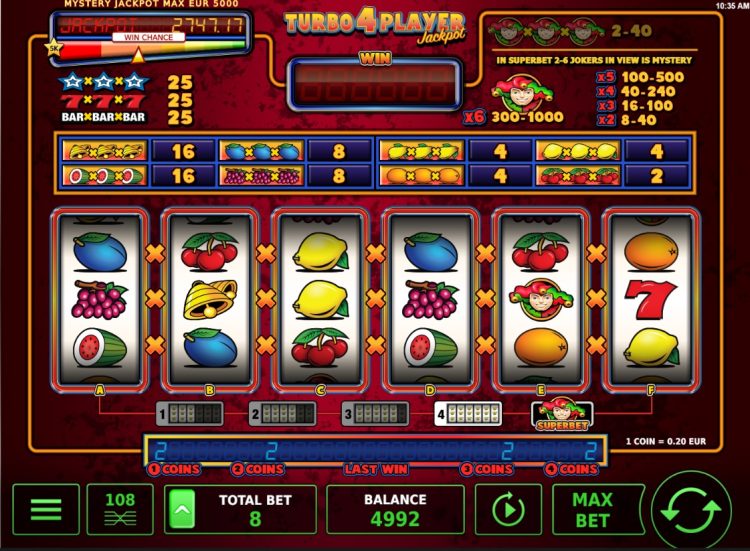 Turbo4Player Jackpot gokkast