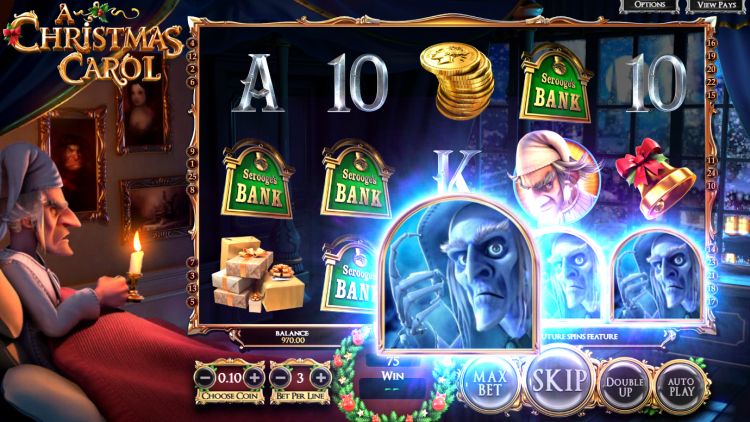 A Christmas Carol Betsoft slot bonus