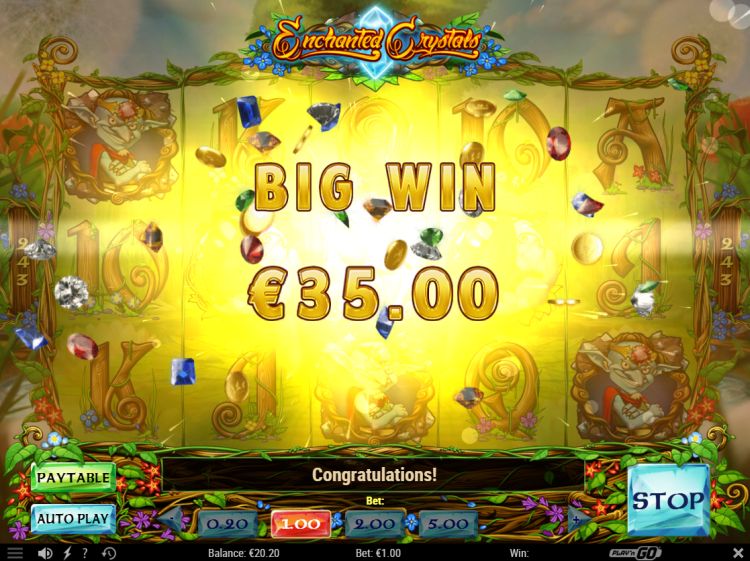 Enchanted Crystals gokkast big win