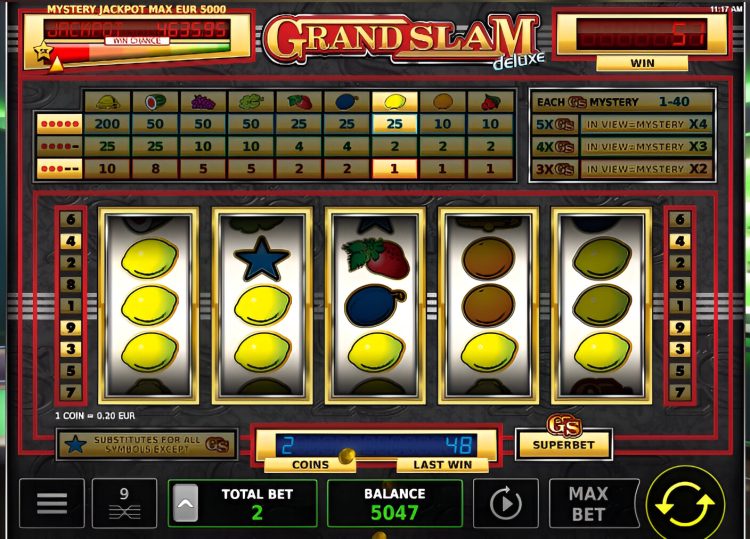 Grand Slam Deluxe online slot Stakelogic