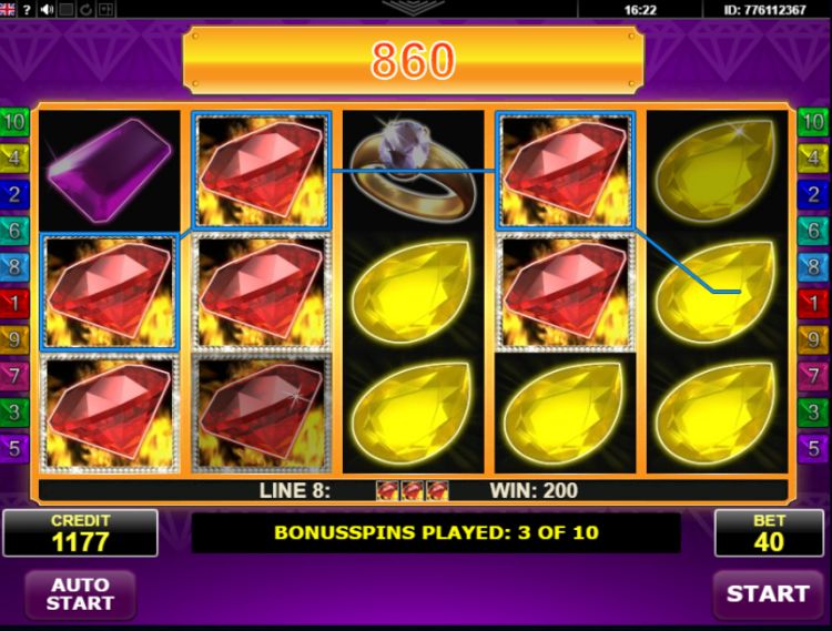 Hot Diamonds slot Free Spins