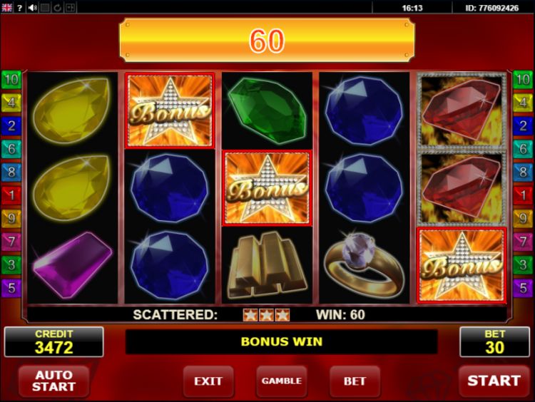 Hot Diamonds online gokkast bonus win