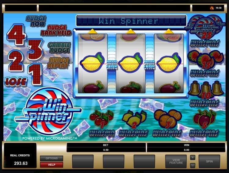 Win Spinner Microgaming slot review